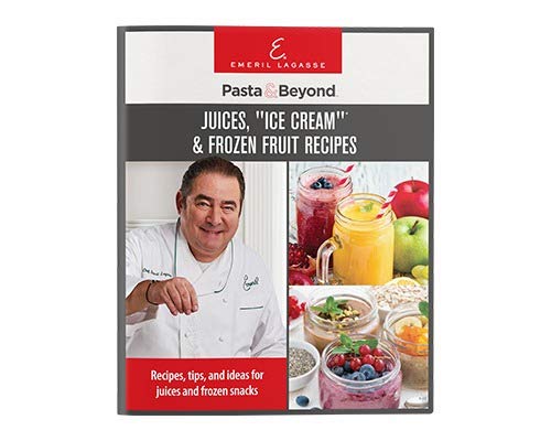 EMERIL LAGASSE Pasta & Beyond, Automatic Pasta Maker - 8 Pasta Shaping Discs, Black