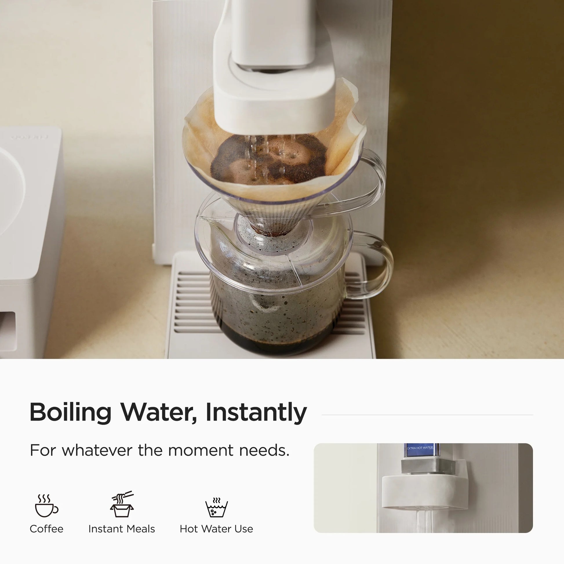 Tankless Countertop Steam 100 Barista Water Purifier (CP-ABNC100GWH)